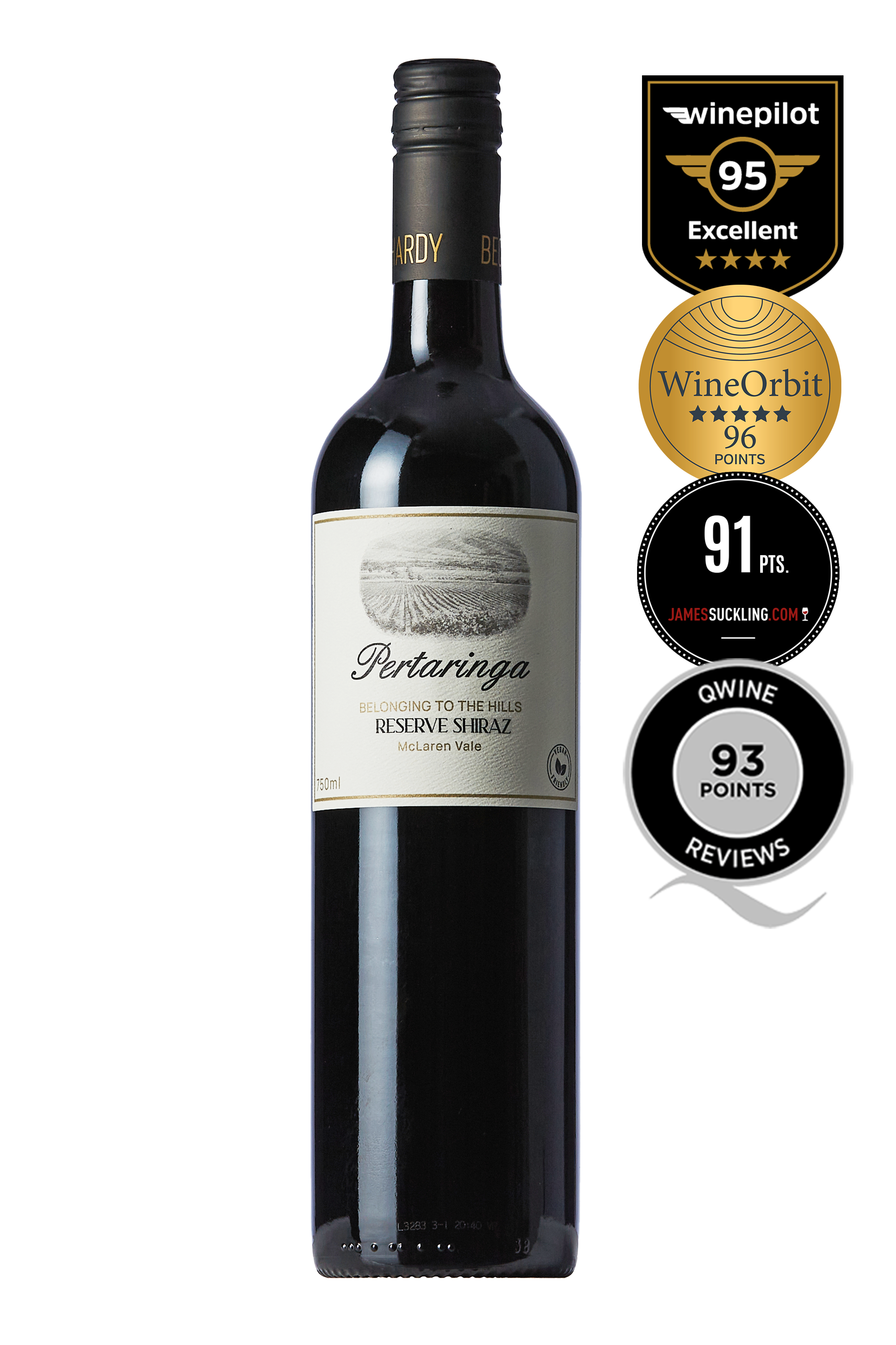 Pertaringa 'Belonging to the Hills' Reserve Shiraz 2022
