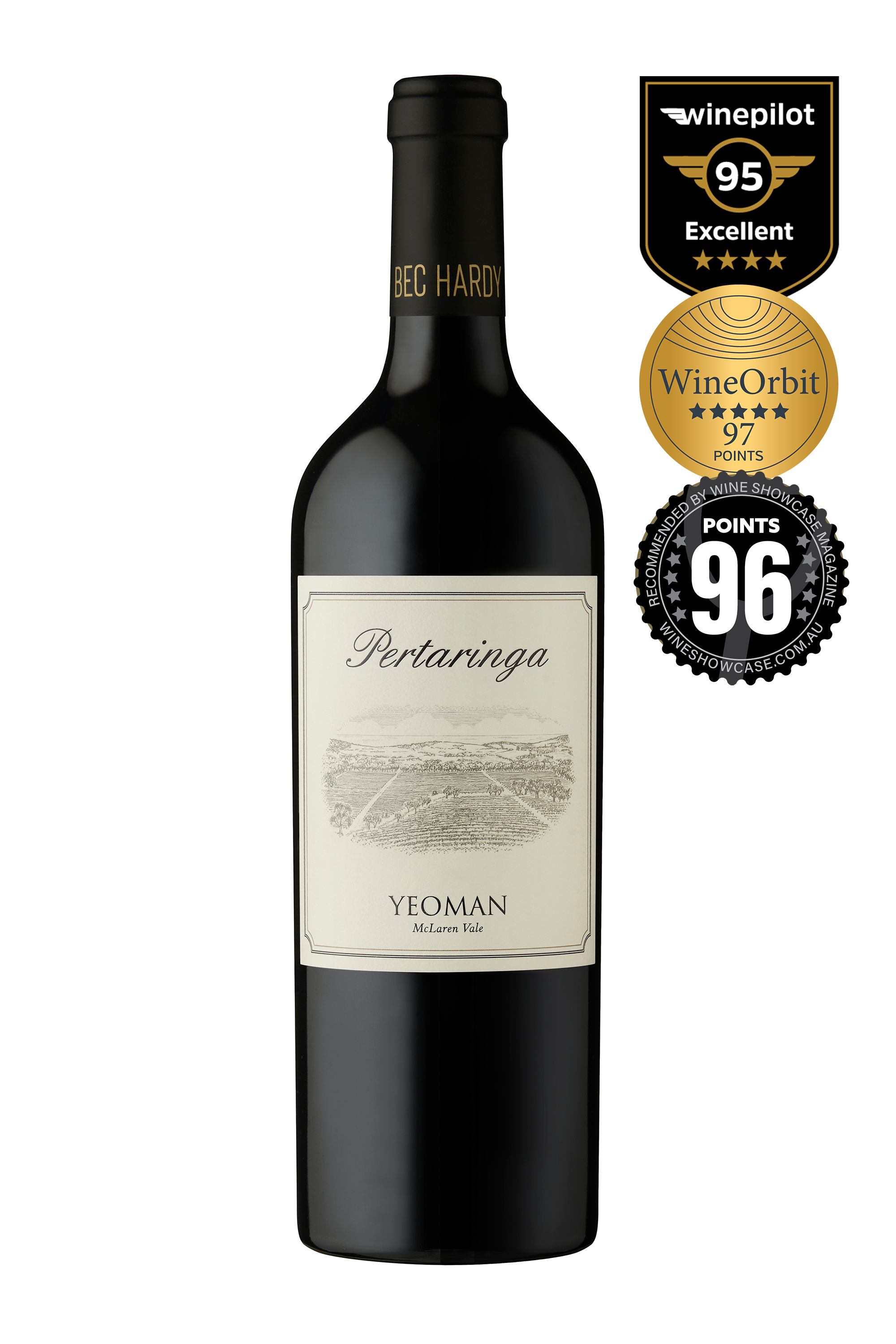 Pertaringa Yeoman Shiraz 2021 | Bottle