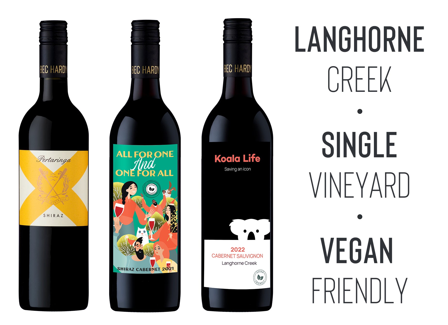 New 2022 vintage Langhorne Creek reds