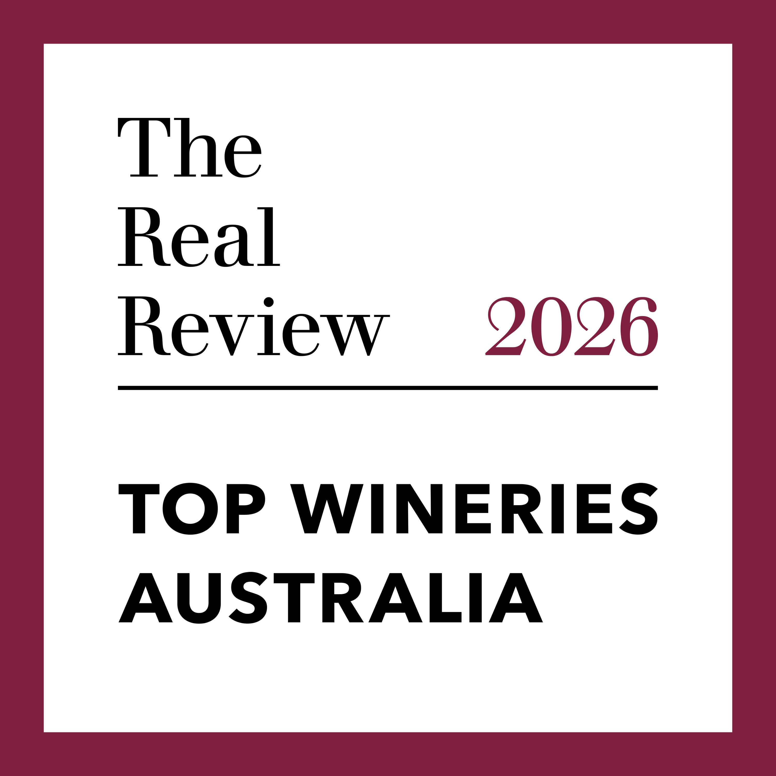 Bec Hardy Wines Named in The Real Review Top Wineries of Australia 2026