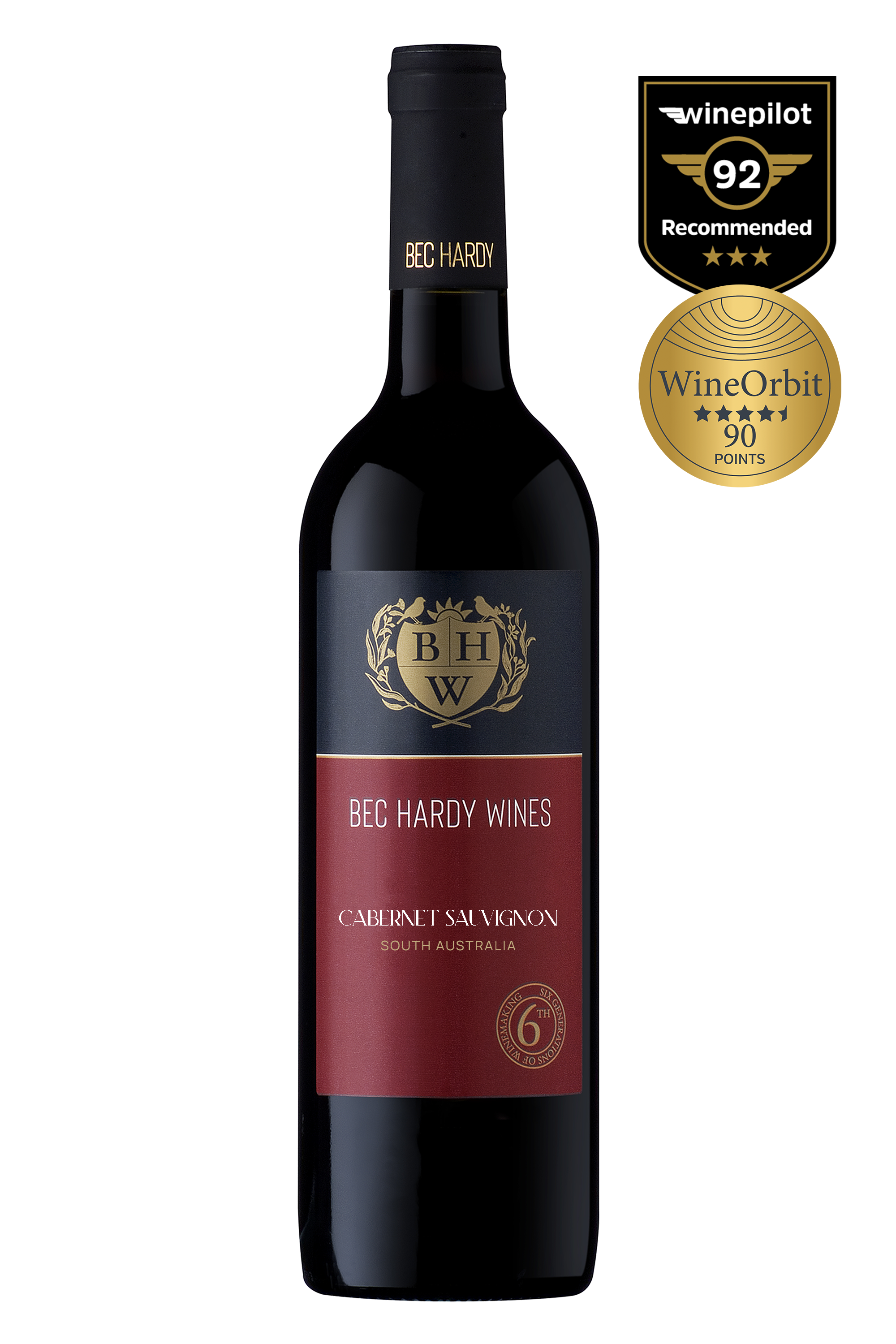 Bec Hardy Family Crest SA Cabernet Sauvignon 2022 | 6 Pack