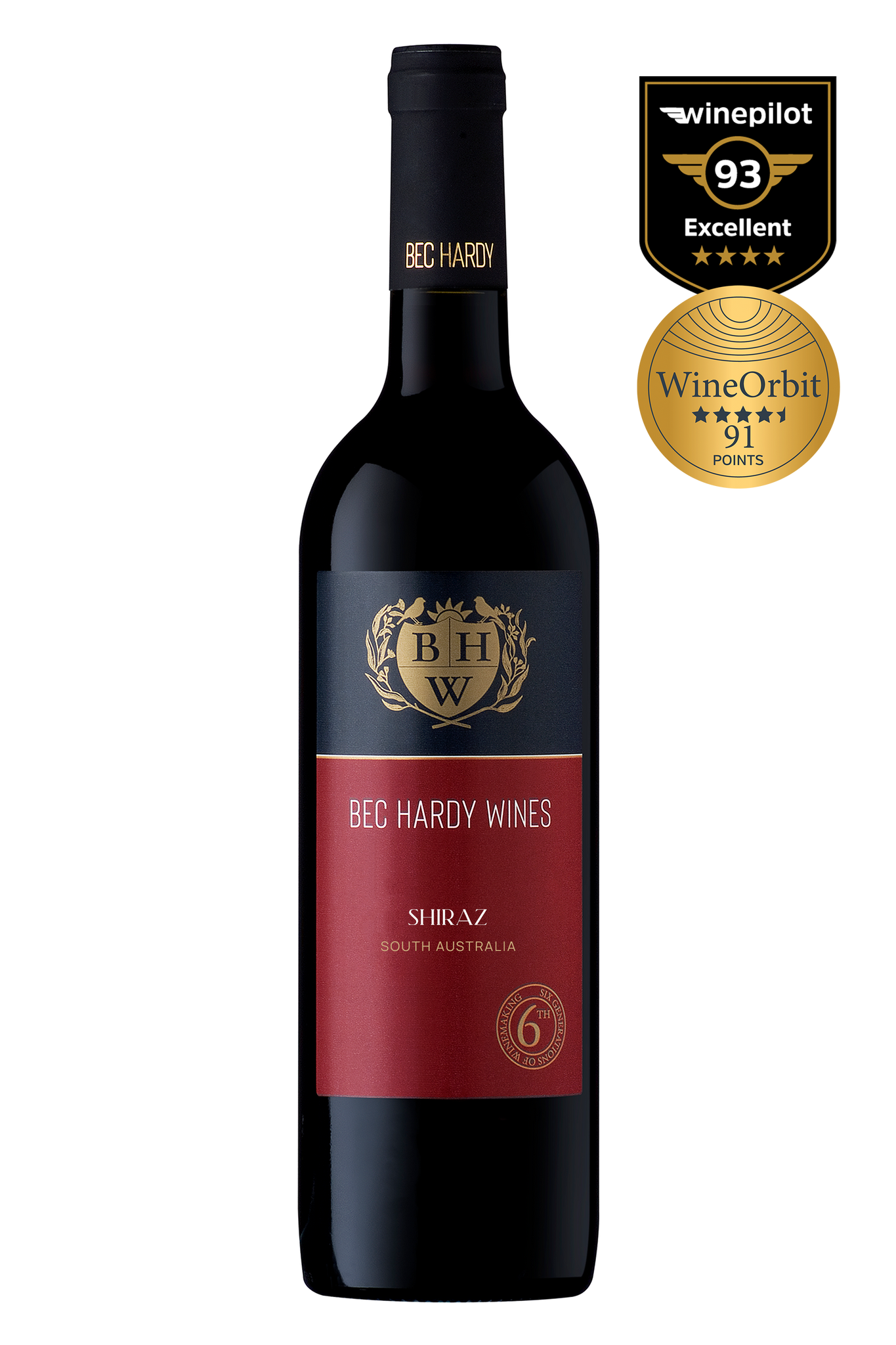 Bec Hardy Family Crest Shiraz 2022 | 12 Pack