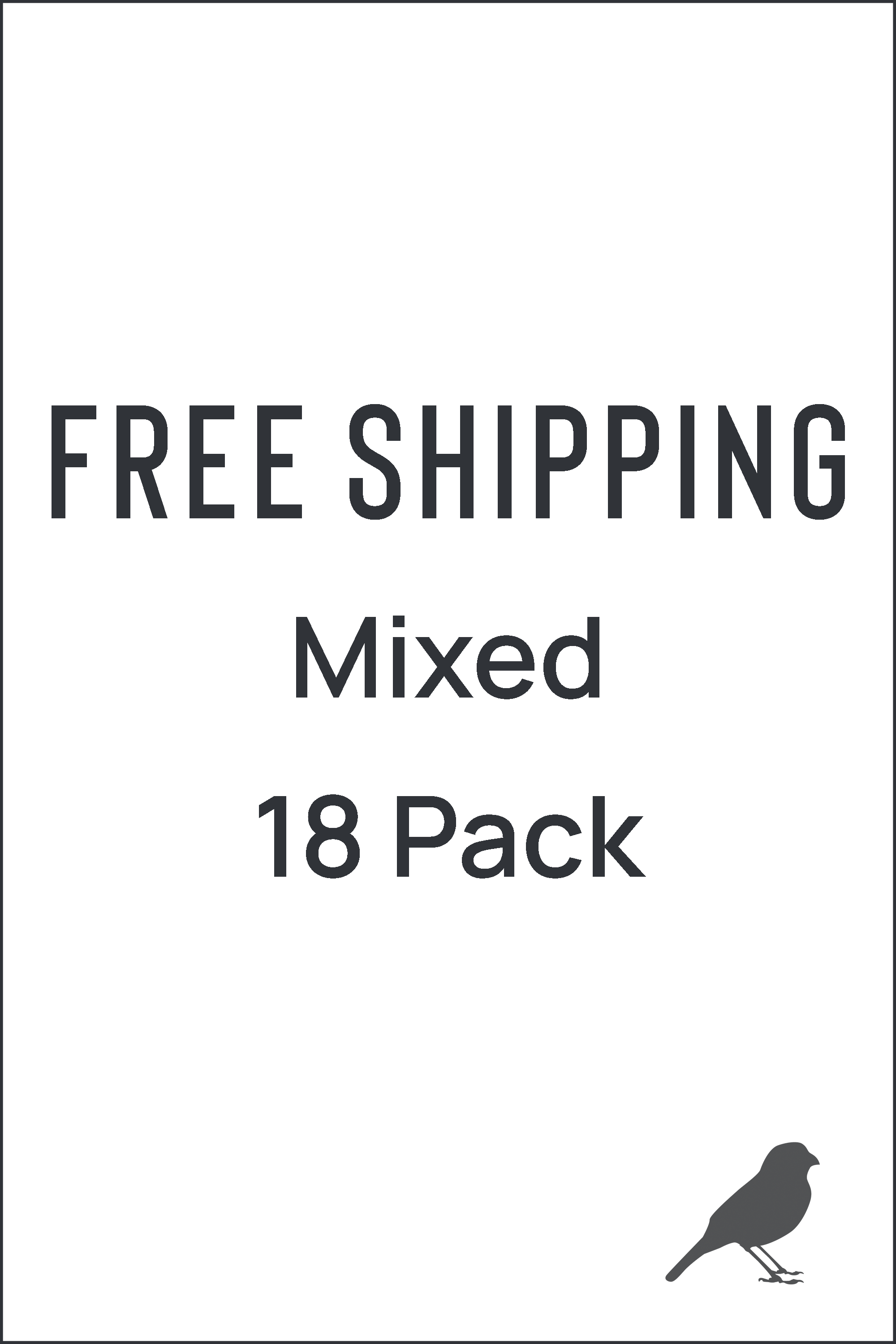 Free Shipping Mixed | 18 Pack